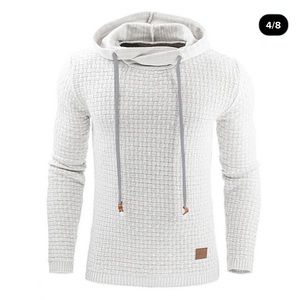 White Hoodie (Knitted - Trendy)